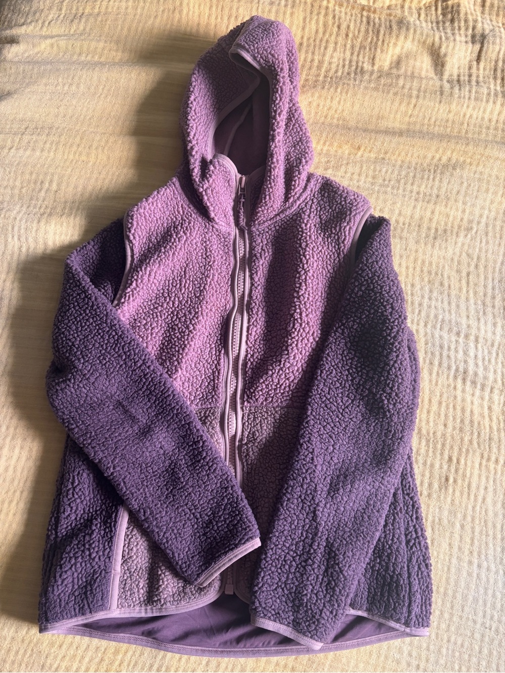 REI Desert Blush, Tan, & Maroon Fleece Zip-Up